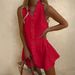 Women's Clothing New Women's Casual Cotton And Linen Solid Color Dress Embroidered Ruffle Skirt_ecoleips.com