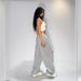 Women's Clothing Gray Sports Sweatpants Hip Hop Retro Street Dance Jogging Pants Casual Loose Drawstring Wide Leg Pants_ecoleips.com