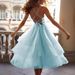 Women's Clothing New Products Suspenders Solid Color Dress Dress Mid Length Skirt_ecoleips.com