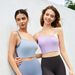 Women’s Clothing autumn and winter contained cup two piece contrasting texture can be worn outside yoga beautiful back underwear outside vest_ecoleips.com