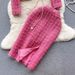 Women's Winter Wool Cardigan Coat – Elegant Longline Open Front With Side Slits (Rose Red, S/M/L/XL)_ecoleips.com