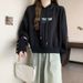 European American Style Real-shot Hooded Sweatshirt For Women, New Spring And Autumn Collection, Loose-fitting,_ecoleips.com