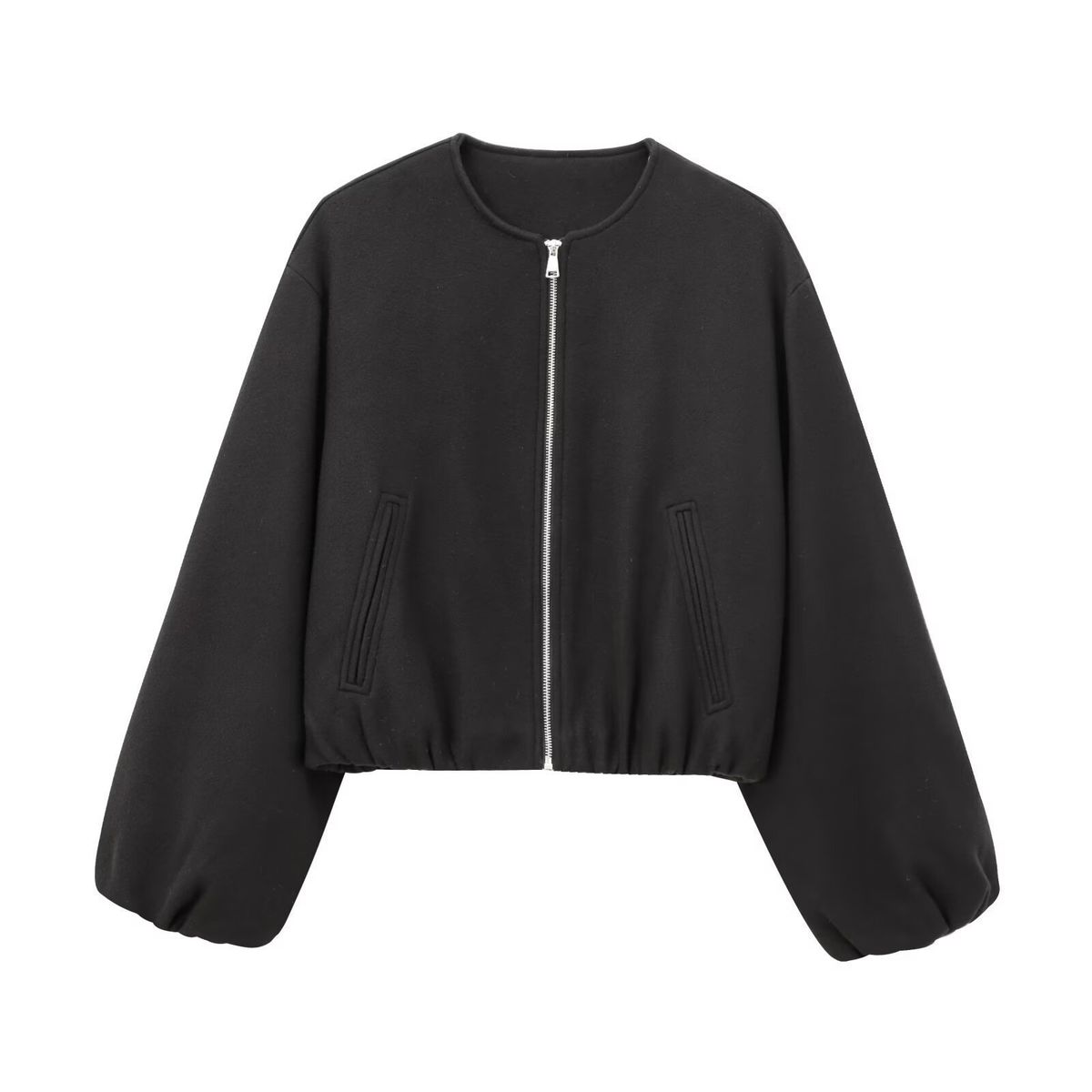 2025 Fashion Versatile New Soft Bomber Jacket Jacket Women's Clothing_ecoleips.com