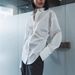 Women's Clothing Long Sleeved Solid Color Shirt Temperament Slim Design Slim Waist Pleated Women Commuting All Match_ecoleips.com