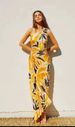 Women's Clothing Printed Oblique Shoulder Pleated Slim Sexy Irregular Dress_ecoleips.com