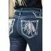 Women’s Clothing Women's Embroidered Jeans Slim Jeans Women's Trousers_ecoleips.com