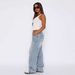 Women's Straight Leg Jeans - Classic Mid Rise Non-Stretch Denim Pants For Effortless Street Style In White/Light Blue/Black/Gray (S-XL)_ecoleips.com