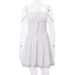 Elegant French A-Line Mini Dress For Women - Sleeveless Low Cut Lace-Up Waist Summer Sundress Breathable & Lightweight Fabric_ecoleips.com