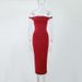 Women's Clothing Hot Sale Sexy One Shoulder Oblique Shoulder Slim Curling Temperament Dress_ecoleips.com