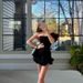 Trendy Asymmetrical Ruffle Hem Bodycon Dress – Floral Peplum Waist & Fitted Mini Silhouette For Night Out & Party_ecoleips.com