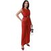 Women's Clothing Solid Color Tops Sleeveless Belt Two Piece Trousers Casual Suit_ecoleips.com