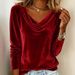 2025 European And American Cross-Border Independent Station Fashion Women's New Solid Color Swing Collar Long_ecoleips.com