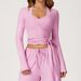 Premium Soft Brushed Yoga Set - Long Sleeve One-Piece Wrap Design For Women, High-End Workout Outfit For Yoga, Fitness & Outdoor Activities_ecoleips.com