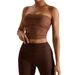 Women's Clothing New Autumn And Winter Chest Wrap Clothes Tops For Women Threaded Pleated Tube Top Quick Drying Slim Sports Underwear Fitness Clothes_ecoleips.com