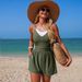 Women's One Piece Swimsuit Conservative Sporty Simple Bikini European American Style_ecoleips.com