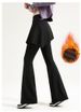 Women's High-waisted Flared Yoga Pants With Butt-lifting Skirt, Two-piece Design, New Autumn And Winter Fitness_ecoleips.com