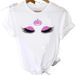 Cross-border Fashion Clothing, Trendy Spring-summer New Eyelash Short-sleeve Women's T-shirt_ecoleips.com