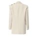 New Super Heavy Butterfly Flower Staggered Loose Version Suit Jacket Top_ecoleips.com