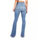 European and American foreign trade high waisted bootcut jeans for women in spring and autumn, wide legged, slim, long and flared pants for summer_ecoleips.com