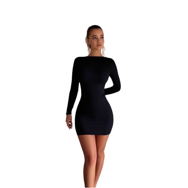 Backless Bodycon Skirt For Women Sexy Tight Mini Skirt For Nightclub Party Dress Hot Girl_ecoleips.com