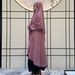 Verve New Spring Sleeve Robe Women's Abaya Three-Piece Set Casual Long Dress_ecoleips.com