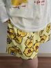 Cute Cartoon Chicken Kiiroitori Print High Waist Wide Leg Shorts Women Summer Casual Loose Straight Lounge Pants Outdoor Wear_ecoleips.com