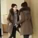 Women's Clothing Women's Long Puffer Coat With Hood - Thickened Down Alternative Filling, Loose Fit Korean Style, Plus Size Oxford Parka Jacket_ecoleips.com