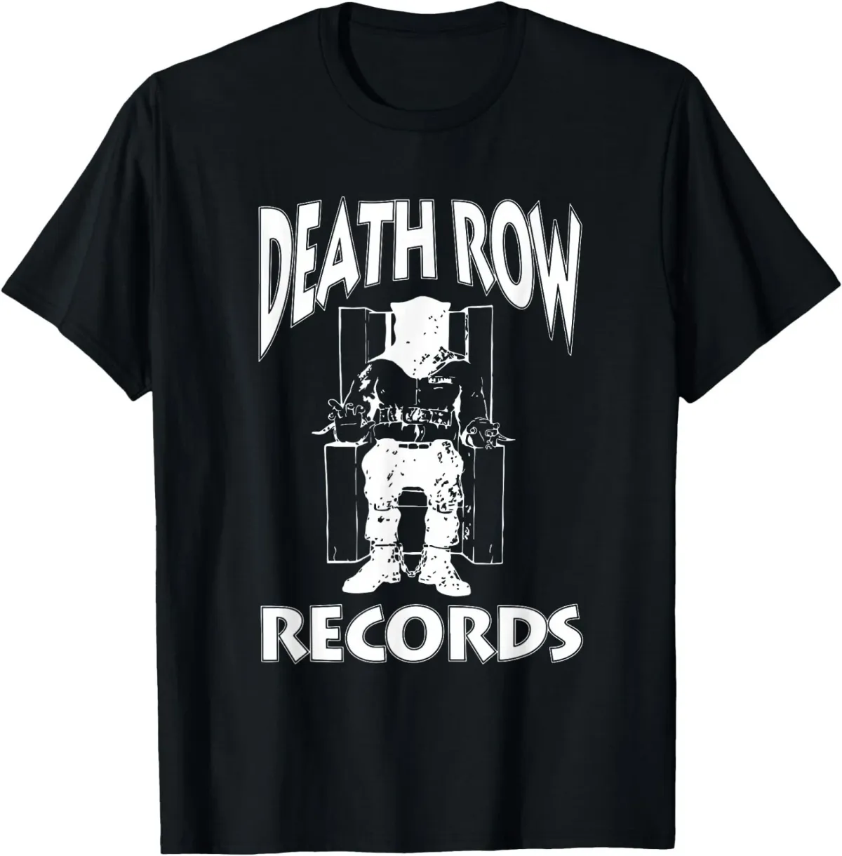 Women's T-Shirts Official Death Row Records Classic Logo T-Shirt_ecoleips.com