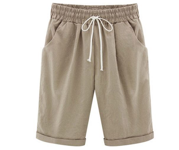 Plus Size Women's Summer Casual Trousers Five Point Loose Fit Modified Best Selling_ecoleips.com