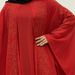 Women's Chiffon Rhinestone Batwing Sleeve Muslim Robe 6369_ecoleips.com
