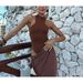 Women's Clothing New Sexy Ruffled Fashion Sleeveless Slim Hip Long Skirt_ecoleips.com