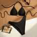 Cross-Border European And American Bikini Swimsuit With Chest Pads, Three-Piece Sexy Swimwear For Women, Adjustable_ecoleips.com