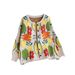Plus-Size Textured Knit Cardigan – Dopamine-Chic Vegetable Jacquard Oversized Sweater Coat (S-XXL, Warm & Cozy, Boho Lazy Style)_ecoleips.com
