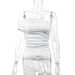 Women's Clothing Fashion One Shoulder One Neck Tops_ecoleips.com