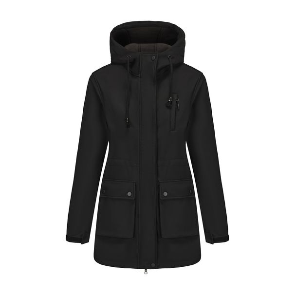 K Jacket Rainproof Hooded Women's Raincoat Jacket Windbreaker_ecoleips.com