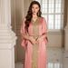 Modest Abaya Dress/Muslim Dress Women Luxury Muslim Evening Dress With Hand-Beaded Detailing – Coral Pink Modest Gown For Dubai & Special Occasions_ecoleips.com
