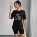 Women's Casual Round Neck Short Sleeve T-Shirt Multi-Color American Style Simple Fashionable Sports Top Solid Printed Loose Fit_ecoleips.com
