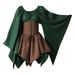 Long Sleeve Women's Renaissance Medieval Halloween Dress_ecoleips.com