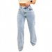 Cross-border Hot-Selling Autumn High-Quality European And American New Trendy Straight-Leg Casual Jeans_ecoleips.com