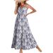 2025 Cross-Border Summer Casual Women's Bohemian Sleeveless Printed Long Layered Beach Dress_ecoleips.com