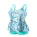 Women's Clothing Sexy Fashion Sling Swimsuit High Waist Swim Trunks Swimming Printed Bikini_ecoleips.com