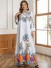 Muslim Ethnic Style Dress Hot Diamond Shiny Fashion Jalabiya Abaya Robe_ecoleips.com