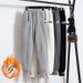 Winter Women's Polo Collar Top & Relaxed Harem Pants Set - Slimming Casual Outfit With Stretch Comfort_ecoleips.com