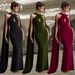 Fashion Women's Casual Elegant Long Skirt Ribbon Solid Color Dress_ecoleips.com