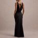 2025 European And American Cross-border New Style Elegant High-end Satin Slim-fit Bodycon Fishtail Backless Sexy Dress_ecoleips.com