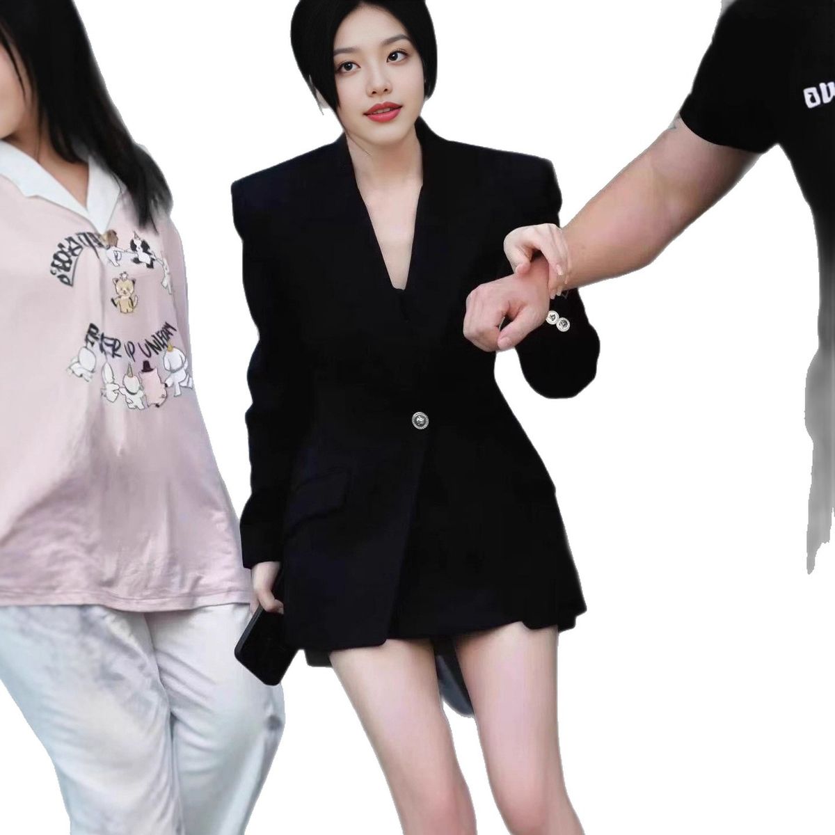 Celebrity-style Women's Blazer An Elegant Sophisticated Look, Stylish Chic For Spring And Autumn, With A Waist-cinching_ecoleips.com