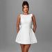 Women's Clothing Summer Women's Clothing Pearl Bow Fashion Slim Short Skirt Backless Hot Girl A Line Dress_ecoleips.com