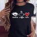 Cross-border Supply Women's Tops, European And American Fashion Girls' White Short-sleeve T-shirts_ecoleips.com