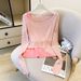 Women's Clothing Style Women's Slim Fit Knitwear Base Layer Top Trendy Sweet And Spicy Fake Two Piece Autumn_ecoleips.com