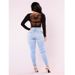 European Collection 2023 Autumn Slim Fit Pencil Jeans In Blue, Plus Size Women's Clothing, Original Order From Own_ecoleips.com